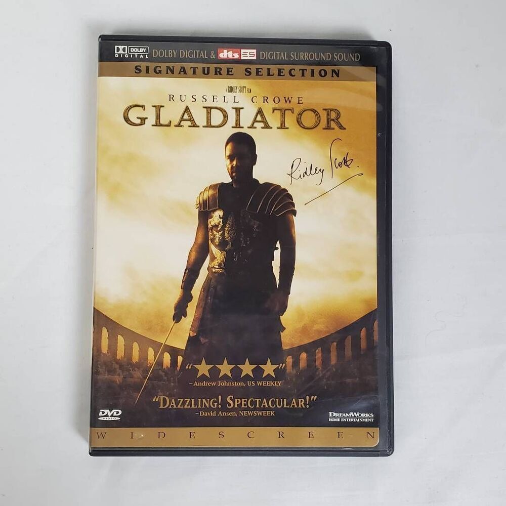 Gladiator (DVD, 2000) Russell Crowe Signature Selection Widescreen Edition